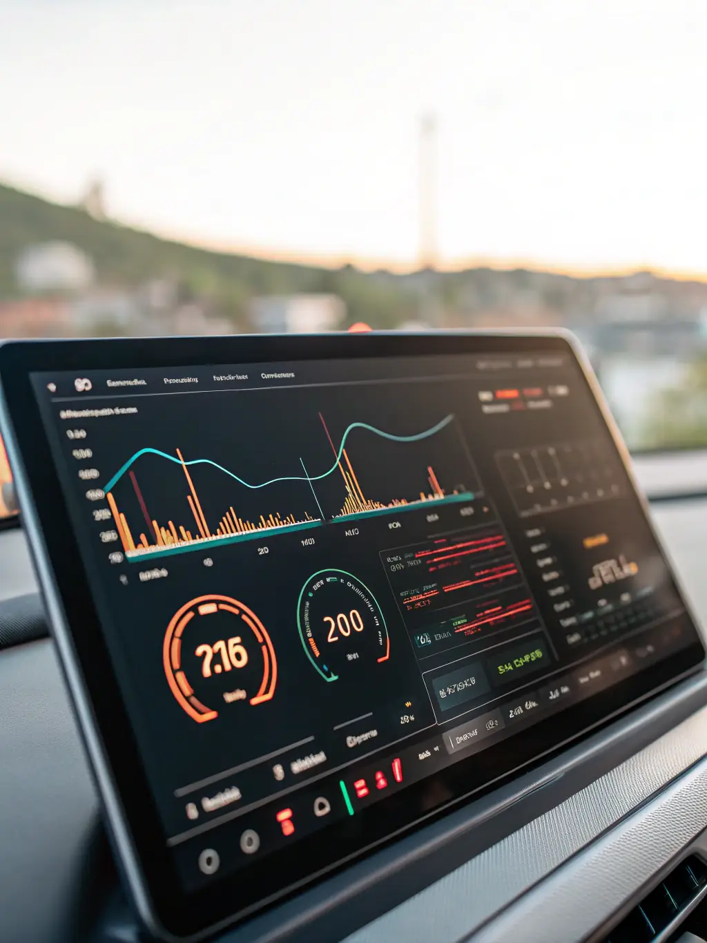 A detailed image of a network traffic monitoring dashboard, showcasing real-time data analysis and visualization of network activity, highlighting DPI capabilities.